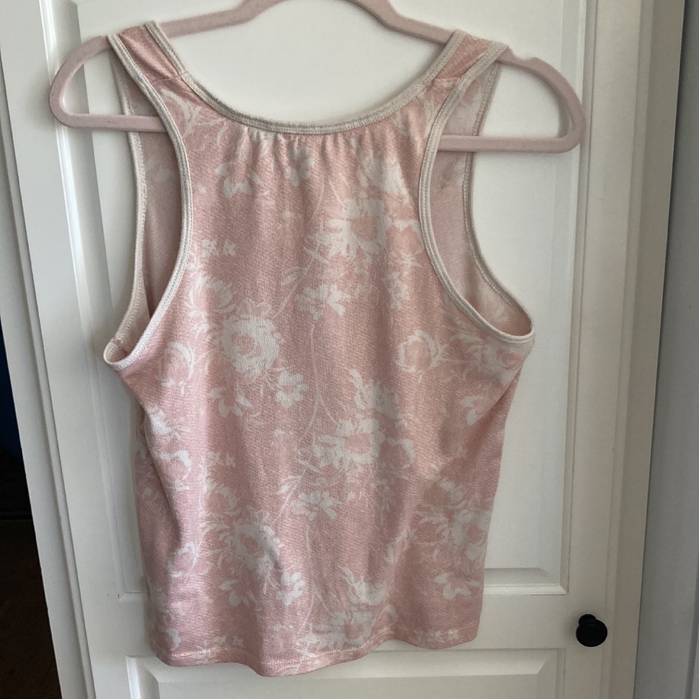 Lucky Brand pink floral tank top size XS - Picture 2 of 3